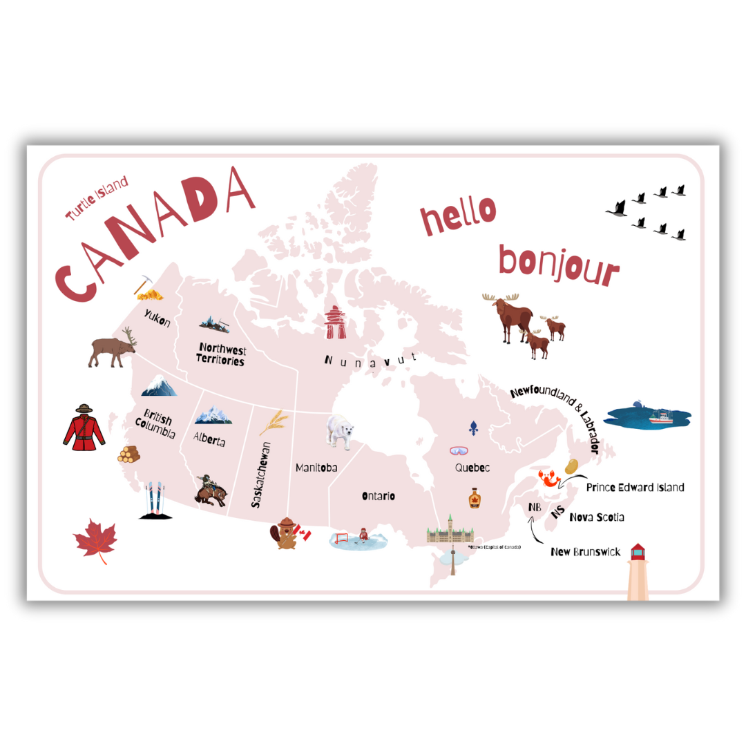 Canada Map | Canada Placemat