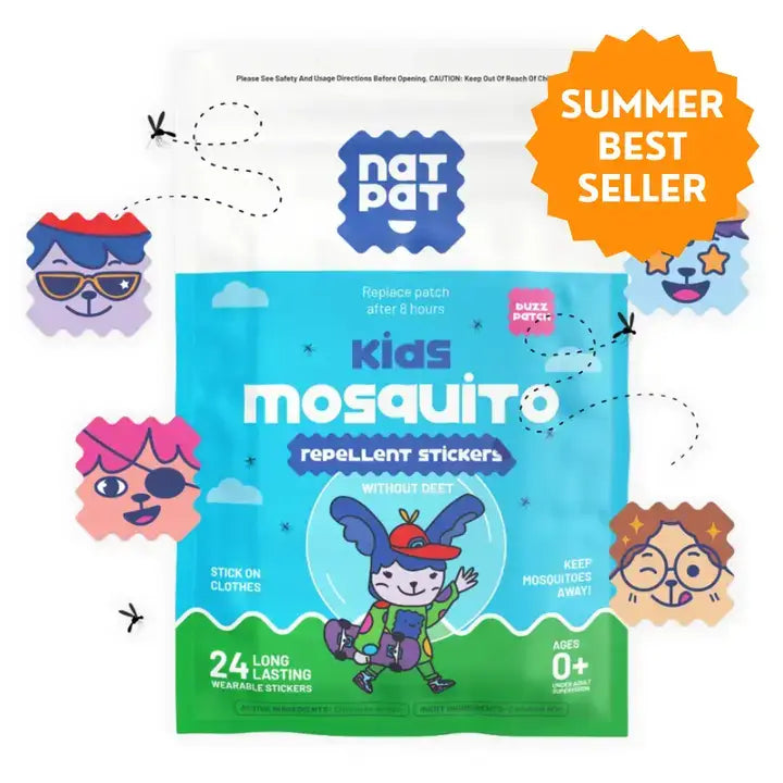 NATPAT BuzzPatch: Mosquito Patches, Natural Insect Repellent
