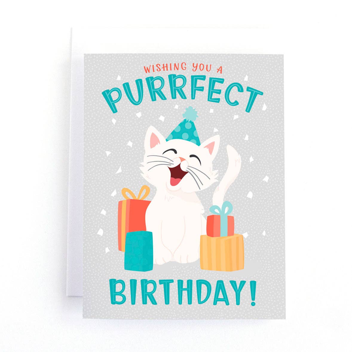 Wishing you a Purrfect Birthday Cat Lover Birthday Card