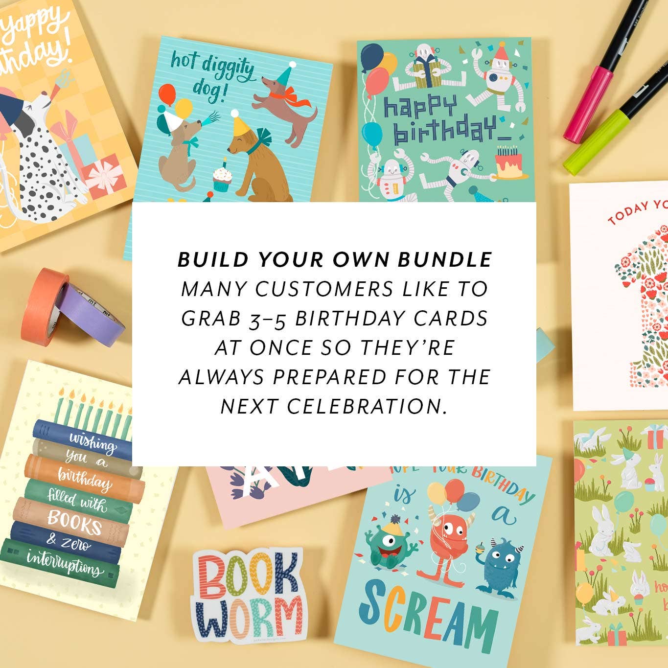 Floral Fourth Birthday Card