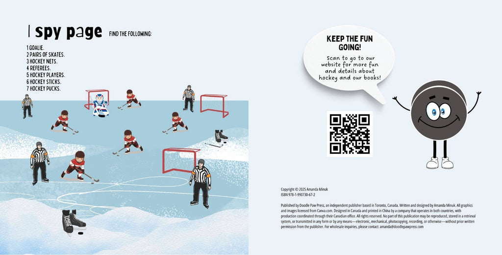 Hello Hockey | Hockey Books for Babies | Sports Baby Books