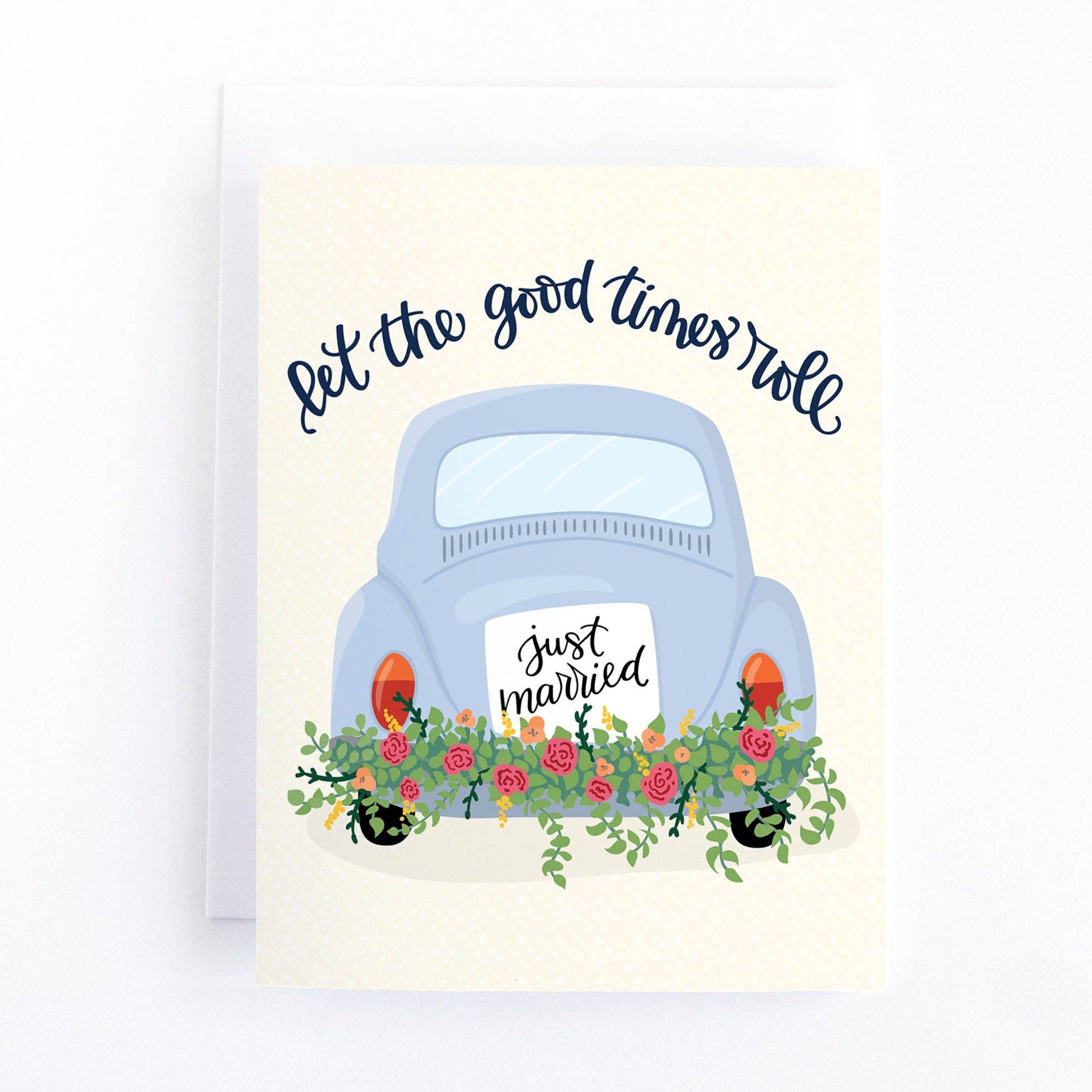 Let the good times roll Wedding Card