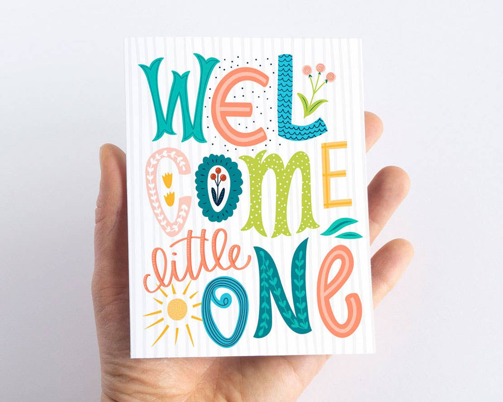 Welcome Little One New Baby Card
