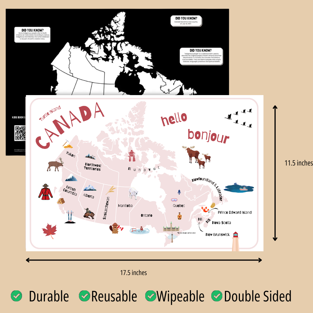 Canada Map | Canada Placemat