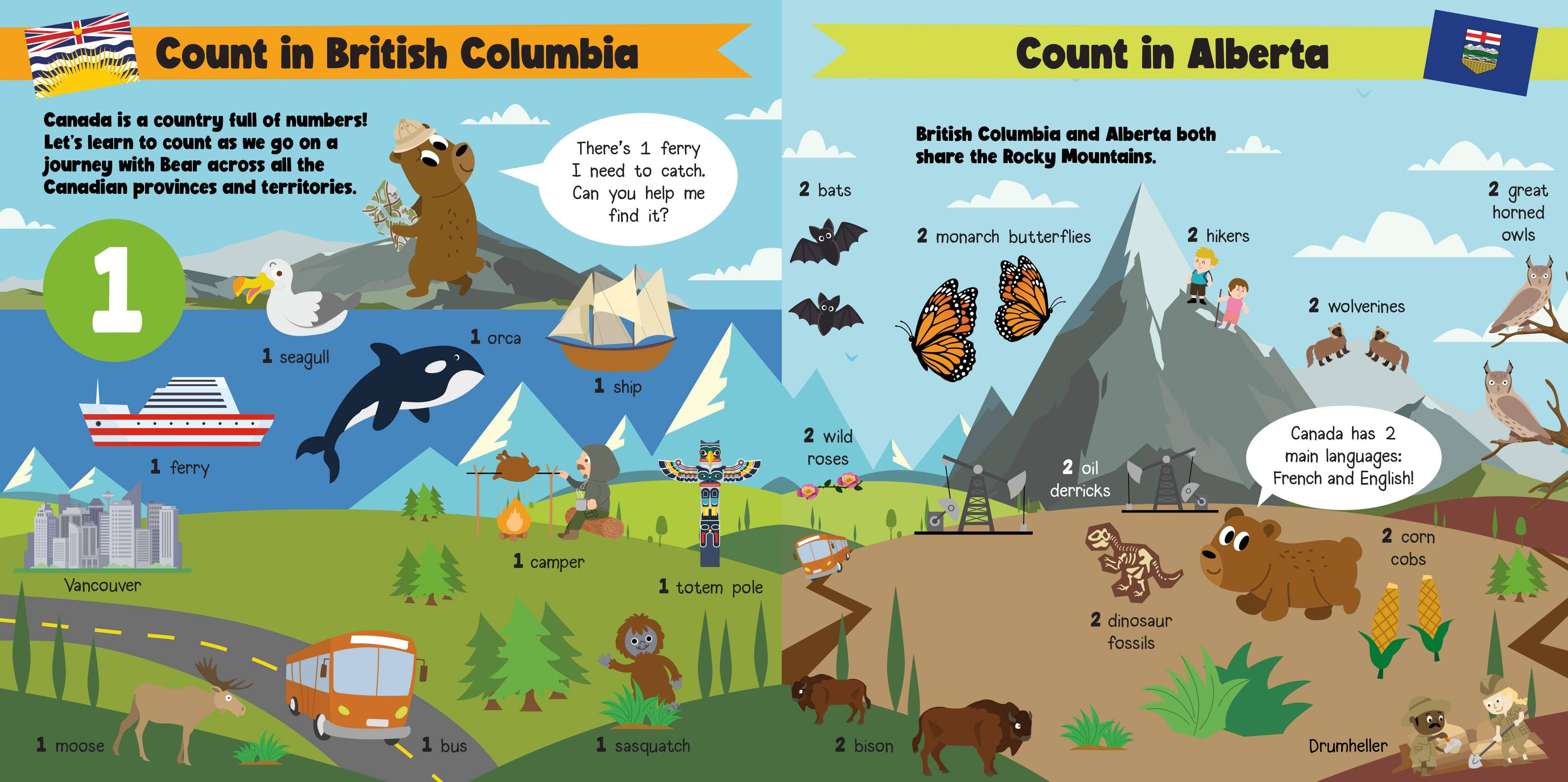 Canada 123 Fun Flaps (an interactive lift-the-flaps book)