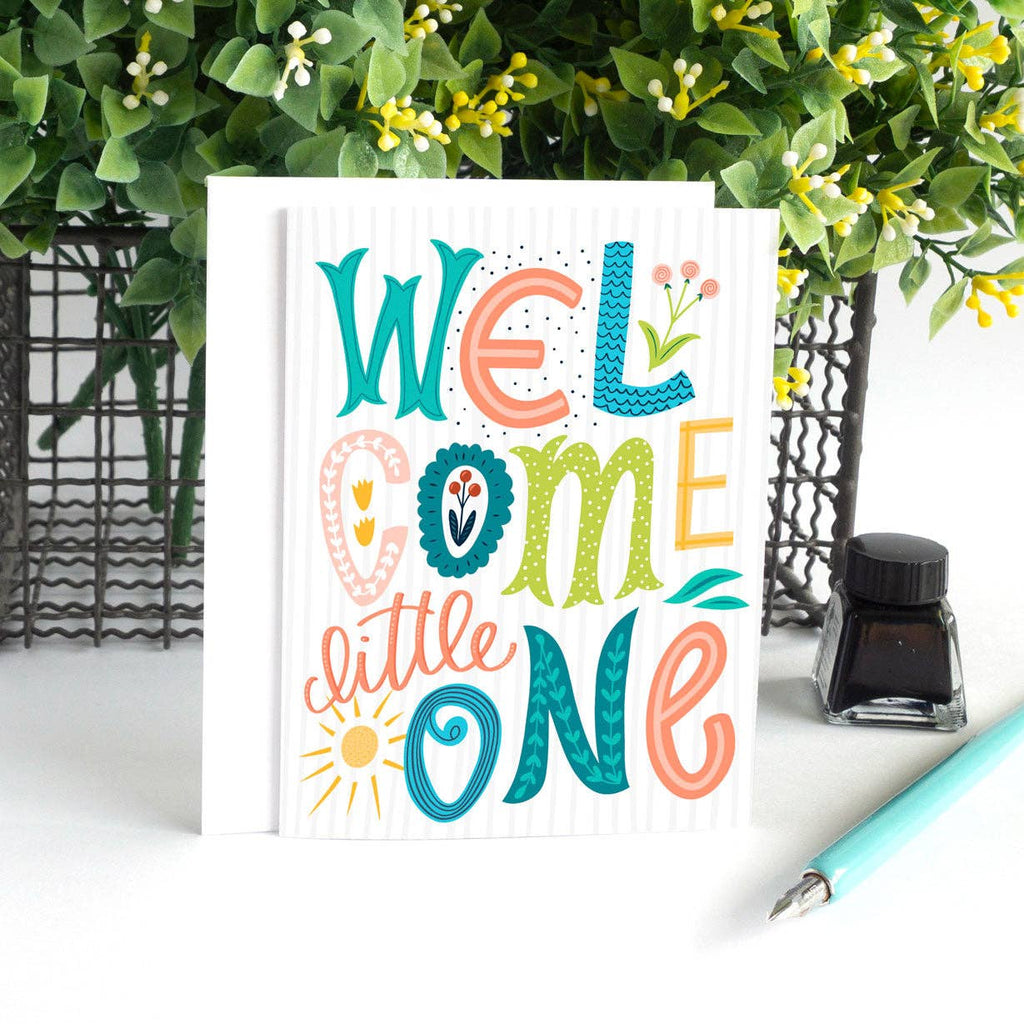 Welcome Little One New Baby Card