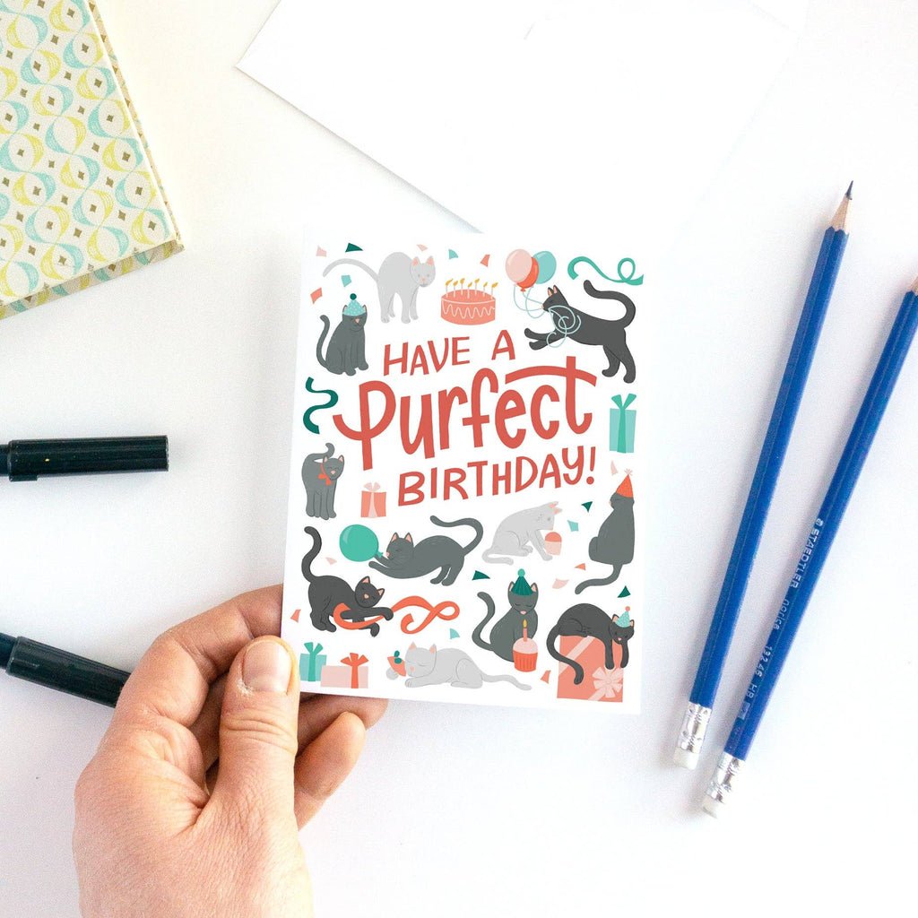 Eye Spy Cat Birthday Card