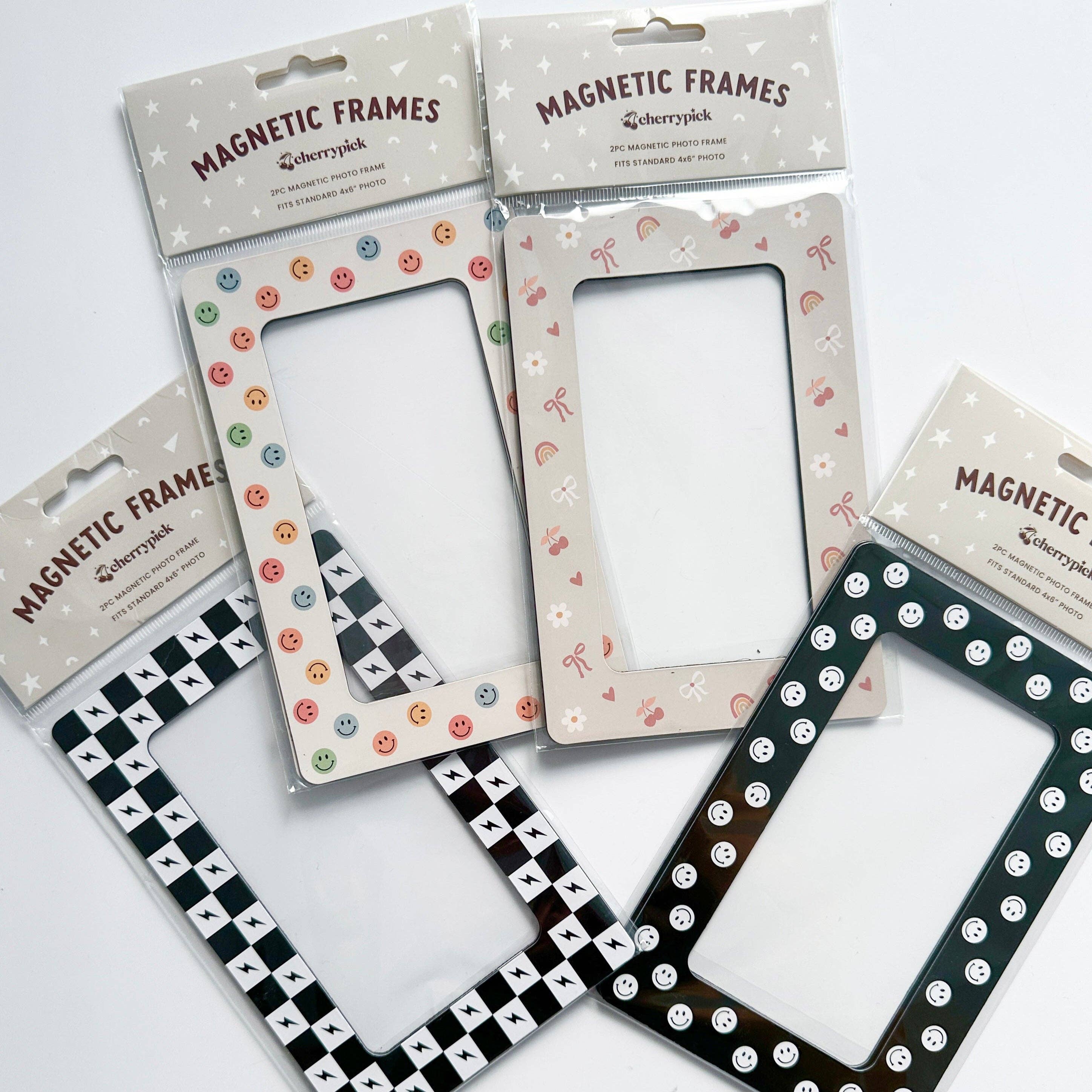 Magnetic Photo Frames (2-Pack): Bows