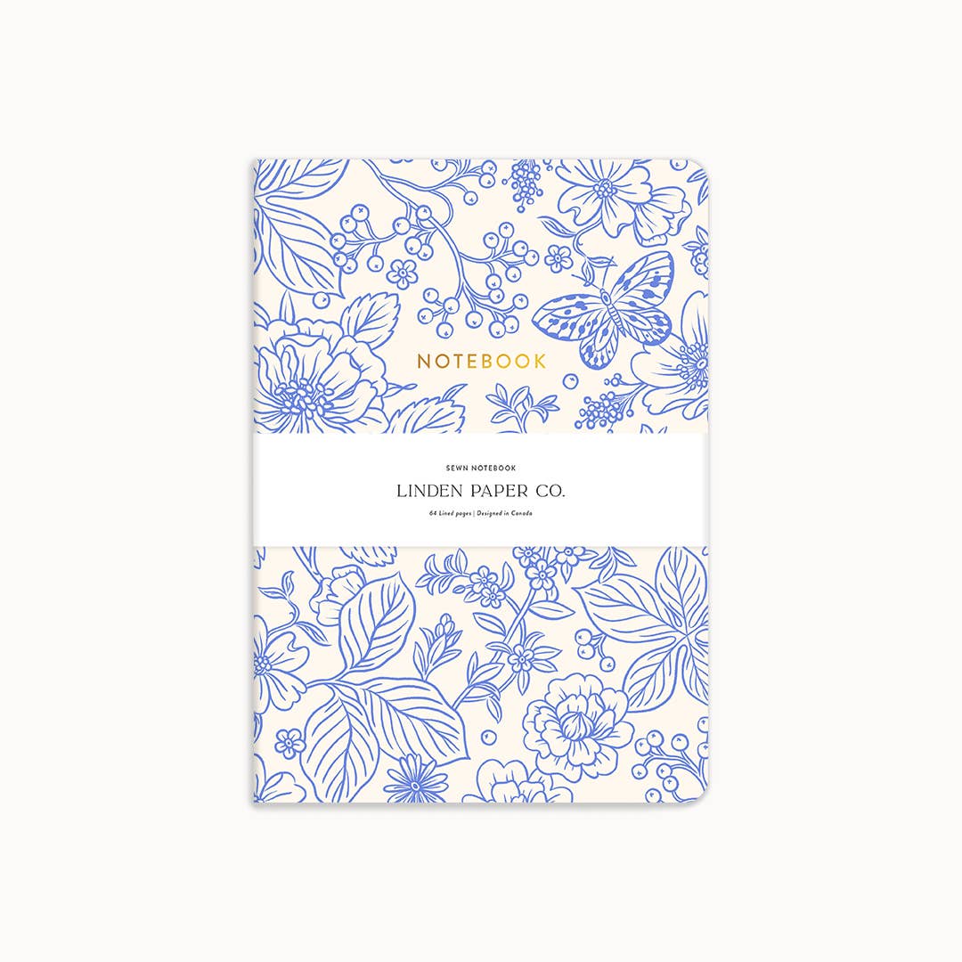 Blue Garden | Sewn Notebook