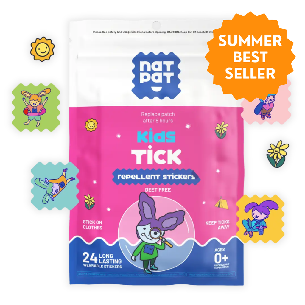 NATPAT Tick Repellent Stickers: Bug Patch, Safe for Kids