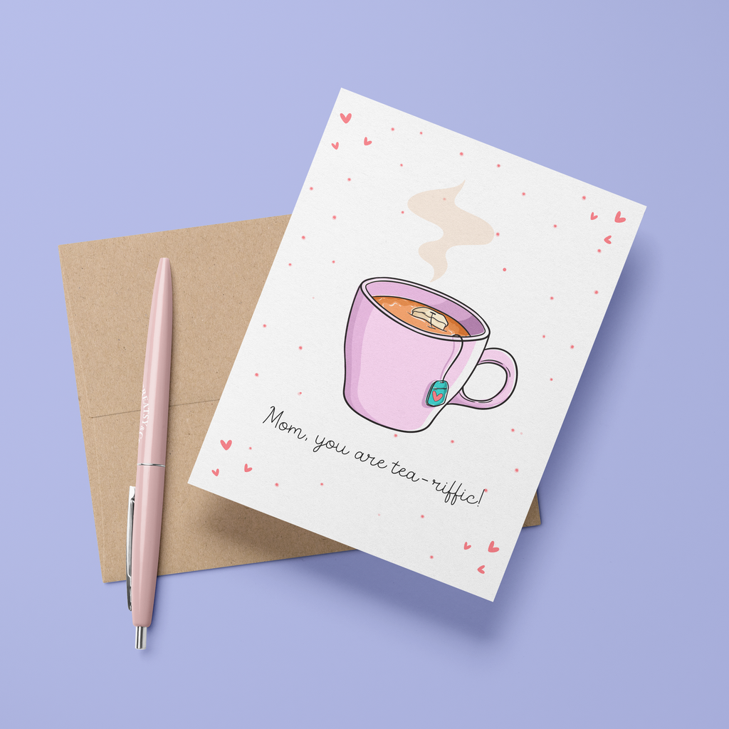 Tea-riffic Mother's Day Greetings Card