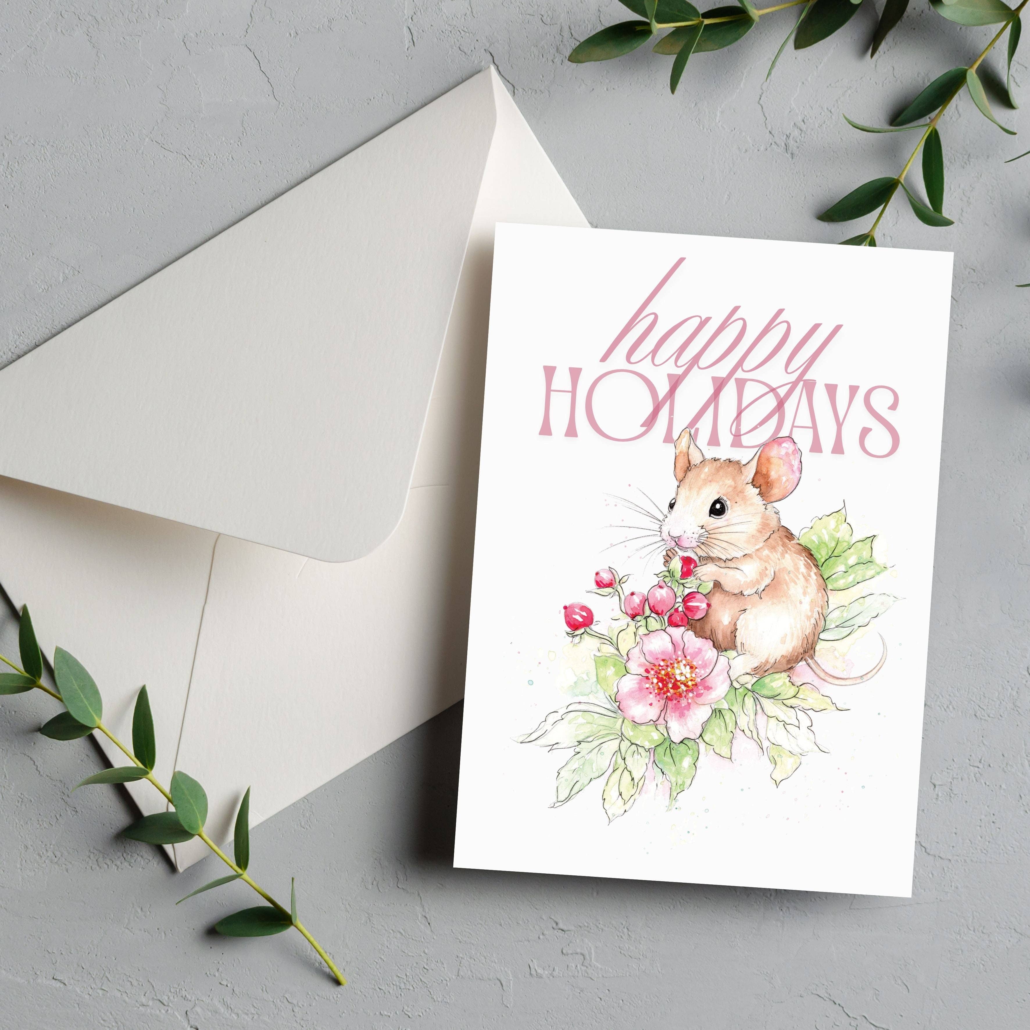Cute Critters Watercolor Workbook by Willow Wolfe