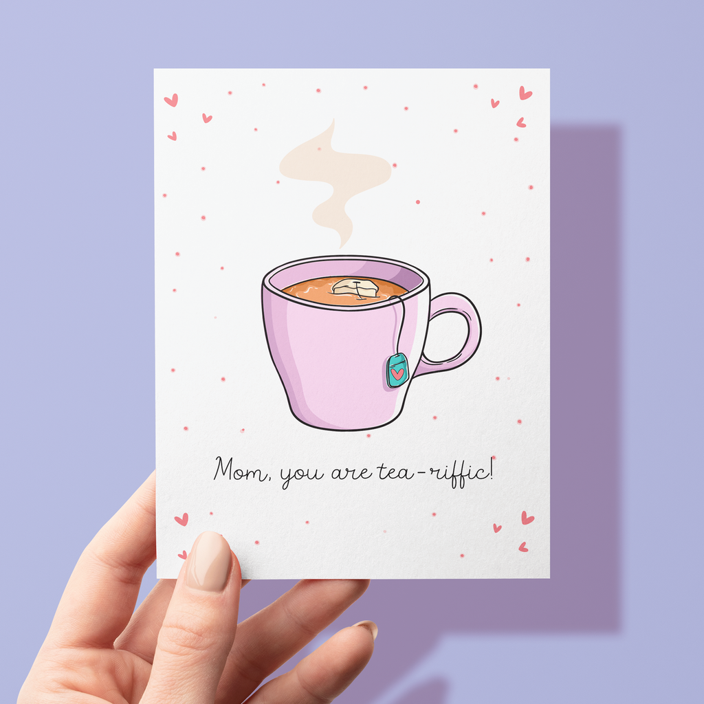 Tea-riffic Mother's Day Greetings Card