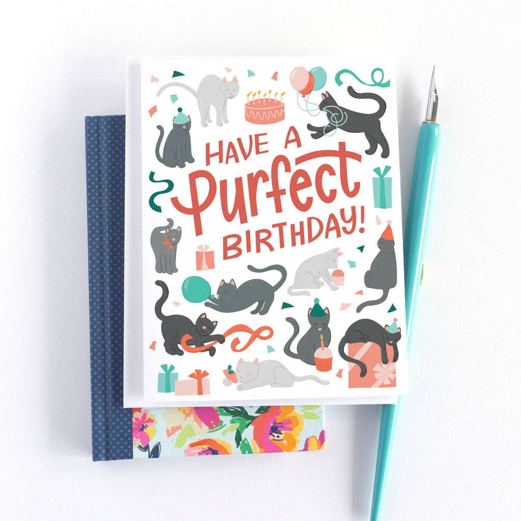 Eye Spy Cat Birthday Card