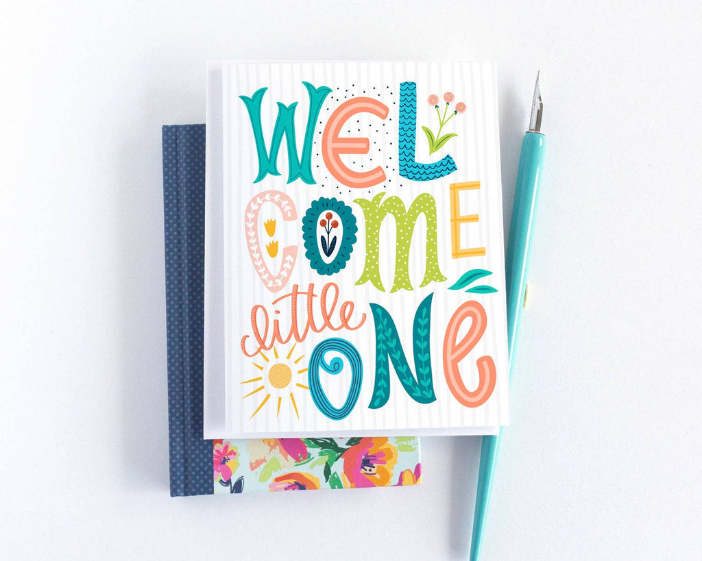 Welcome Little One New Baby Card